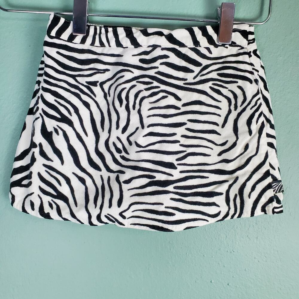 Gymboree Girl's Mod Zebra Velour Skort Size 4